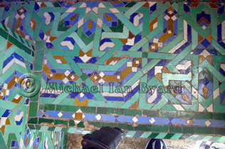 Hassan Mosque external wall decoration